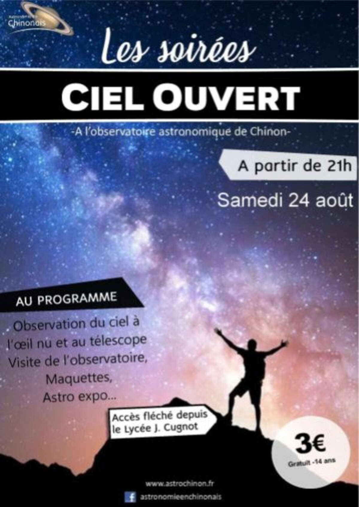 Photo de l'événement Ciel Ouvert à l'observatoire astronomique de Chinon à Observatoire astronomique de Chinon