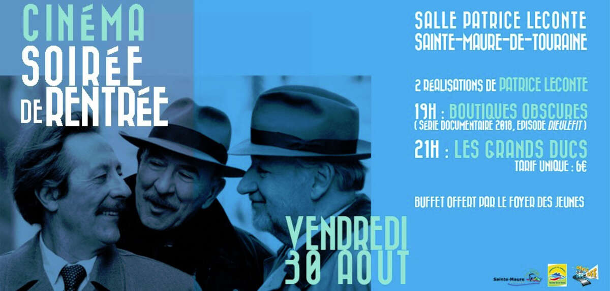 Photo de l'événement Cinéma - Soirée de rentrée à Sainte Maure de Touraine à Salle Patrice Leconte - Sainte Maure de Touraine