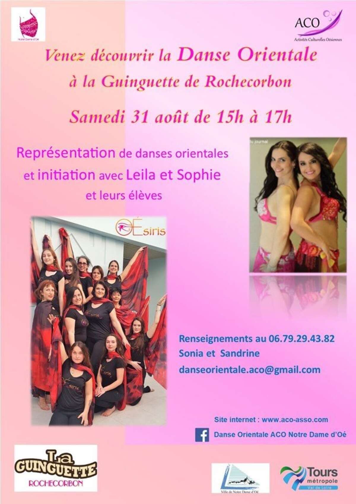 Photo de l'événement Danse Orientale à la Guinguette de Rochecorbon à La guinguette de Rochecorbon