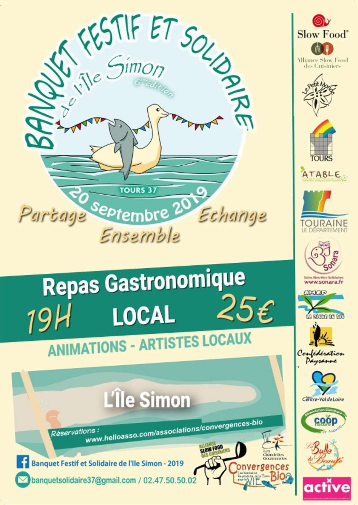Photo de l'événement Banquet Festif et Solidaire de l'ile Simon à Ile Simon, Tours