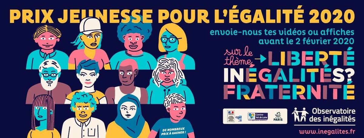 Photo de l'événement Prix Jeunesse pour l'égalité, édition 2020 ! à Observatoire des inégalités