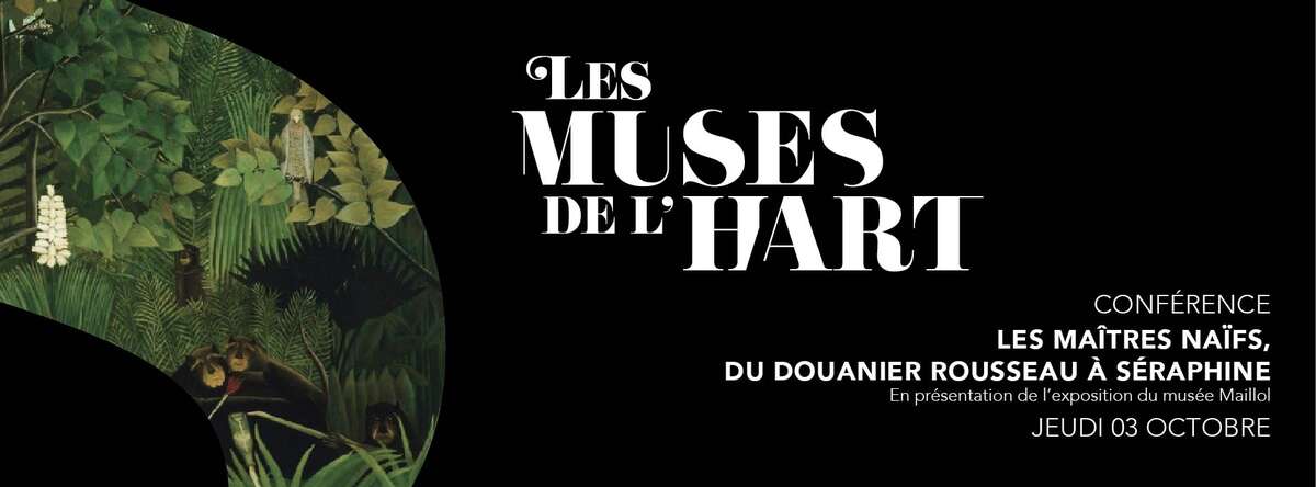 Photo de l'événement LES JEUDIS DES MUSES - conférence "Les Maitres Naïfs - du Douanier Rousseau à Séraphine" à Écopia