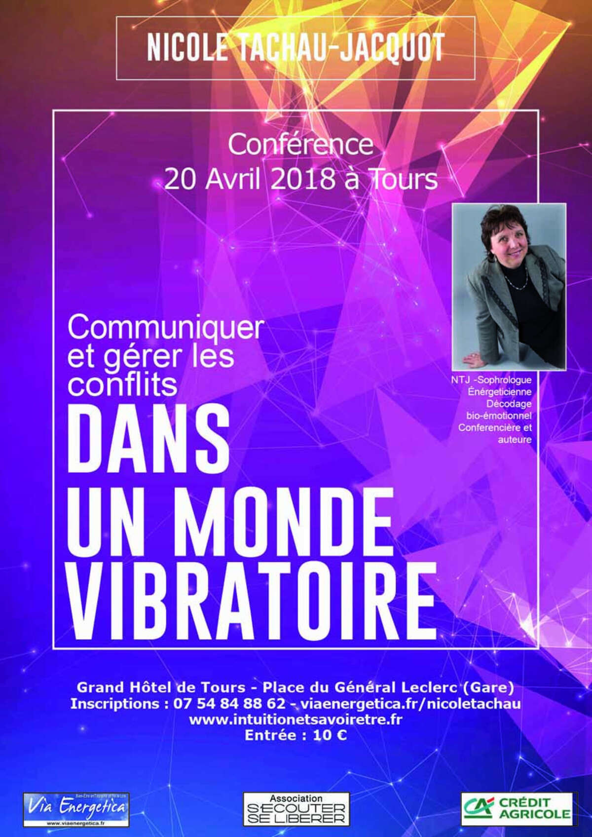 Photo de l'événement Conference de Nicole Tachau Jacquot à Grand Hotel de Tours
