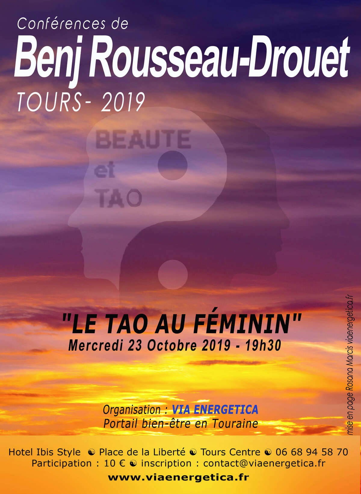 Photo de l'événement Conférence "Le TAO au Féminin" à Salle de Conférence Hotel Ibis Style Tours centre