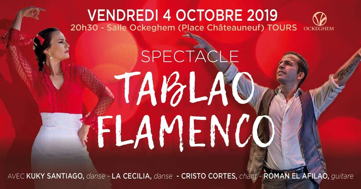 Photo de l'événement Spectacle Tablao Flamenco à Tours avec Kuky Santiago à Salle Ockeghem