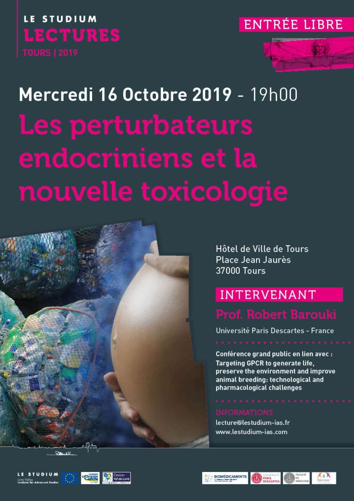 Photo de l'événement Les perturbateurs endocriniens et la nouvelle toxicologie à Hôtel de Ville