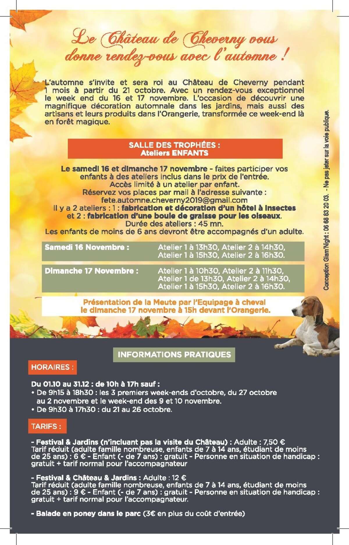 Illustration 2ème fête de l'Automne au Château de Cheverny