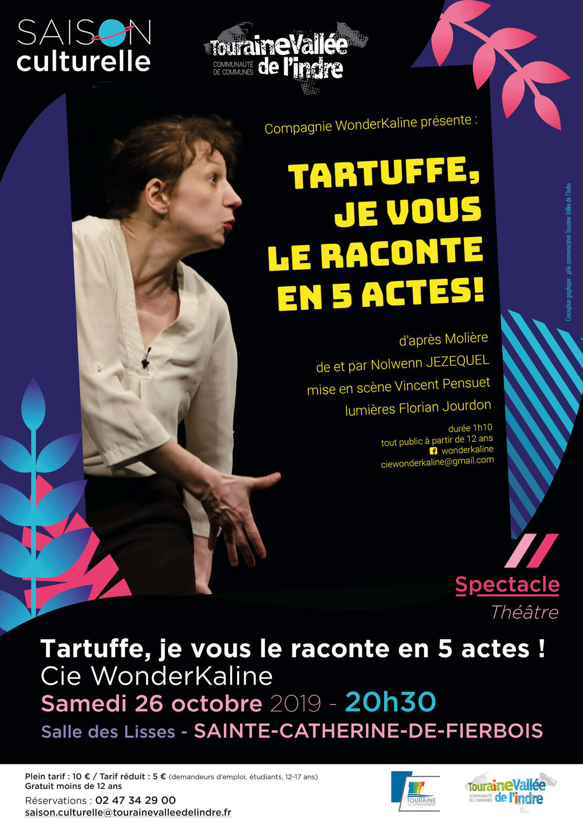 Photo de l'événement Tartuffe, je vous le raconte en 5 actes ! à Salle des Lisses
