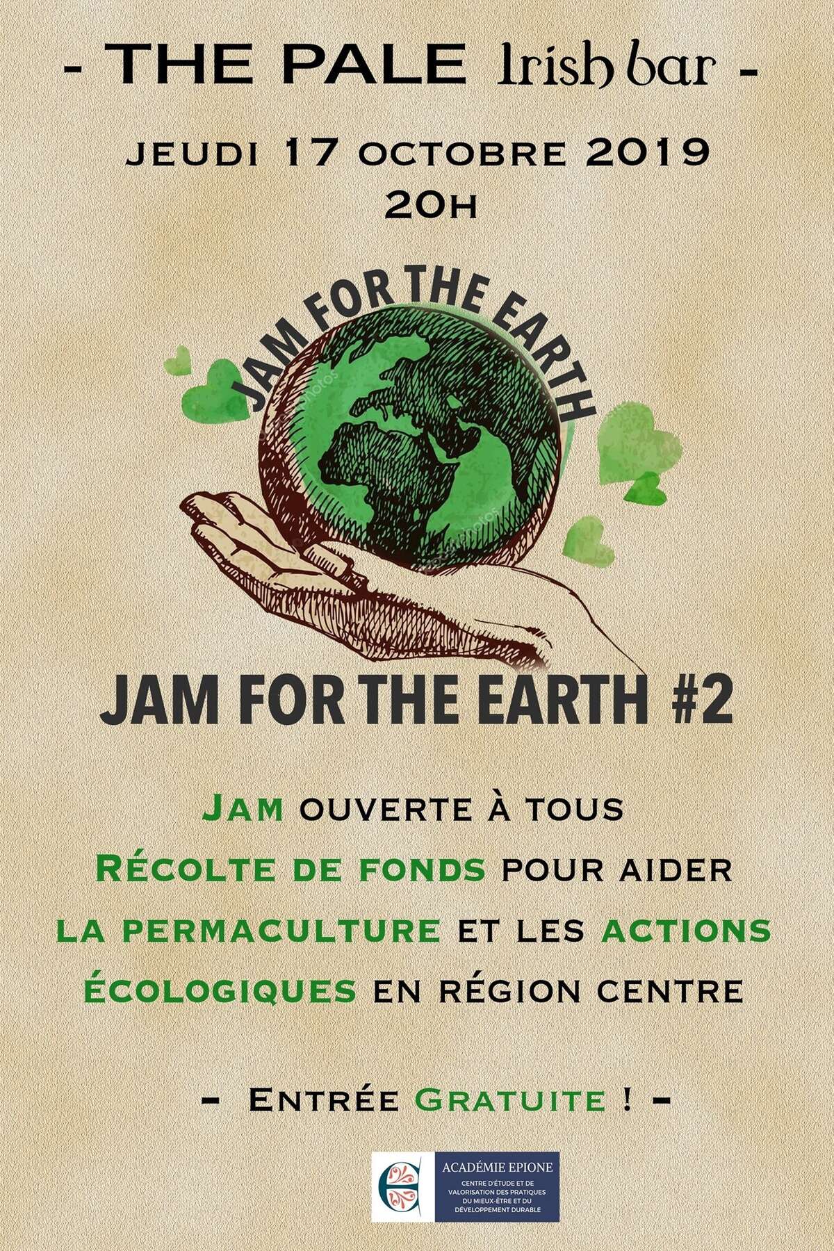 Photo de l'événement JAM for the EARTH #2 à The Pale Tours France