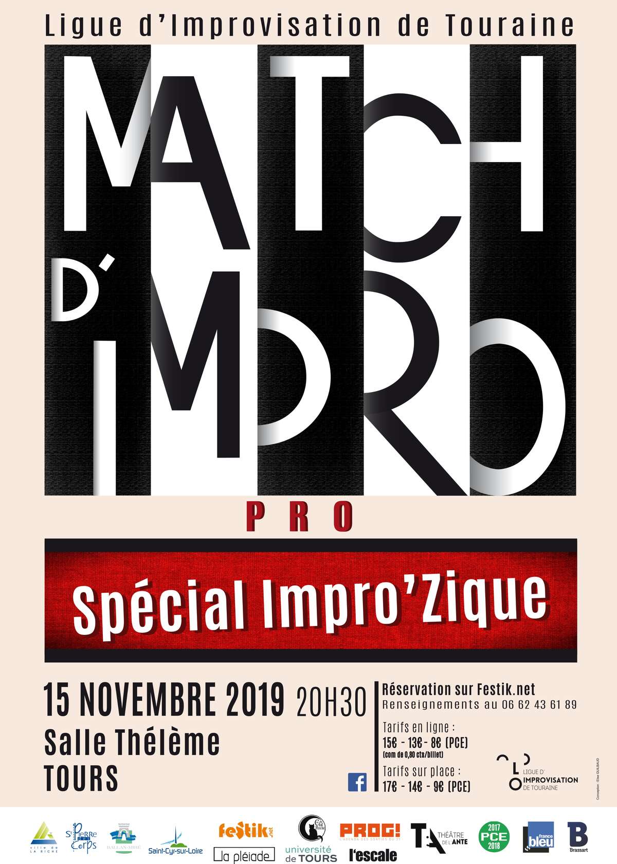 Photo de l'événement Match d'impro spécial : Impro'Zique à Salle Thélème