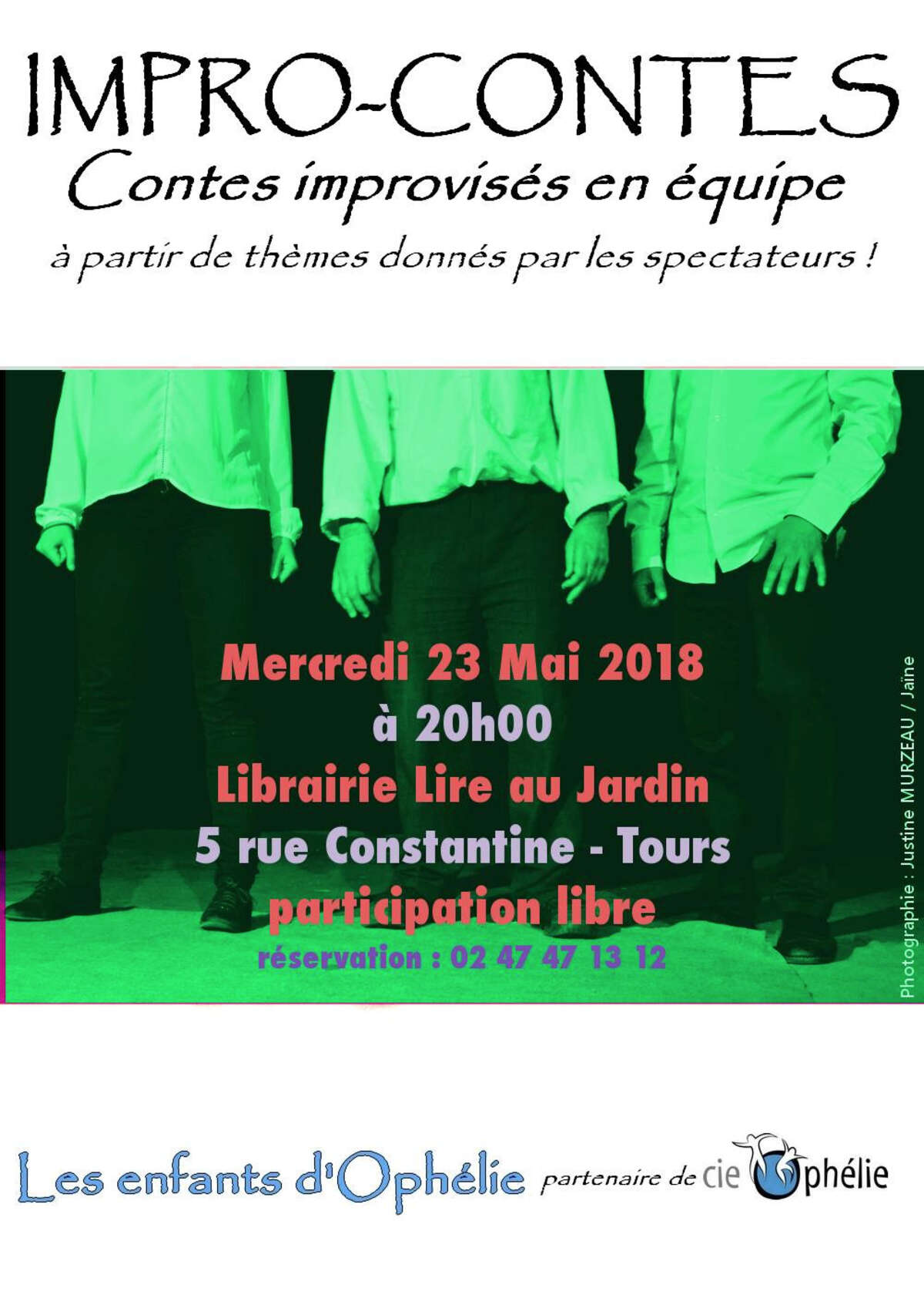 Photo de l'événement Soirée Impro-Contes à Lire au Jardin