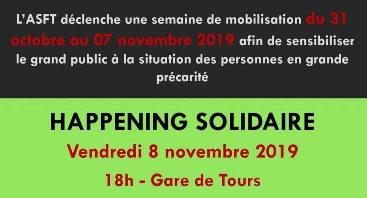 Photo de l'événement Happening Solidaire à Gare de Tours