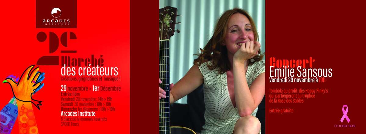 Photo de l'événement 29 novembre 19h Concert Emilie Sansous à Arcades Institute
