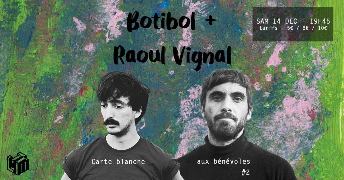 Illustration Botibol + Raoul Vignal au Temps Machine