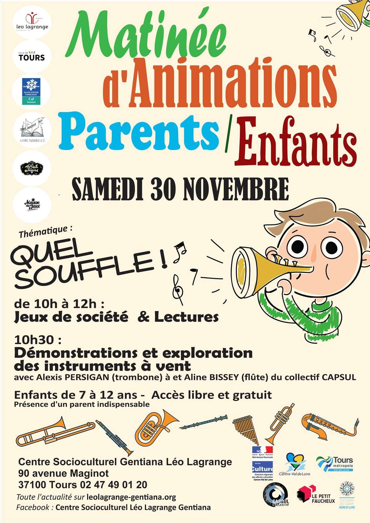Photo de l'événement Matinée d'Animation Parents-Enfants à Centre Socioculturel Léo Lagrange Gentiana