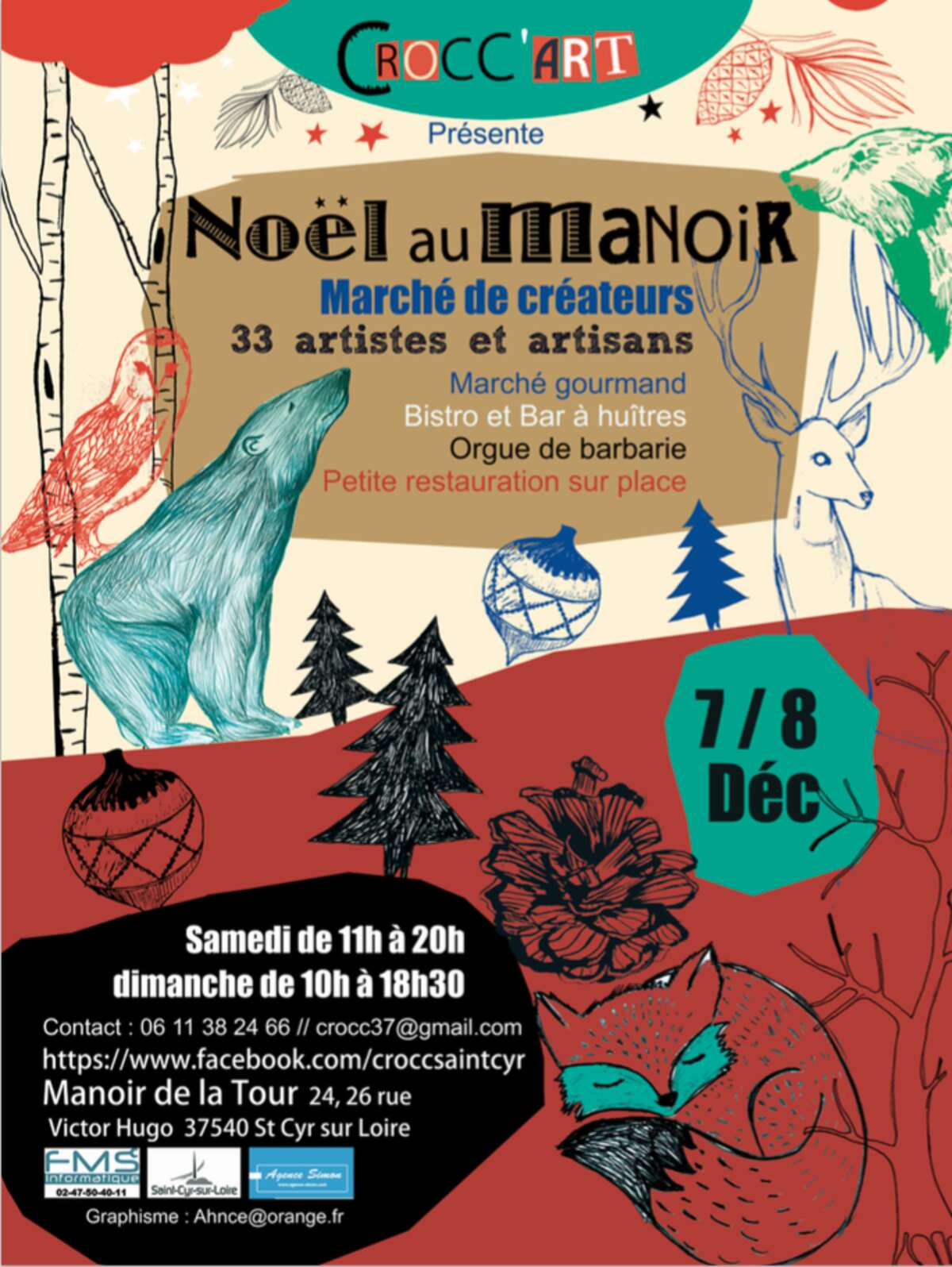 Photo de l'événement Crocc'art : Noël au manoir à Manoir de la tour