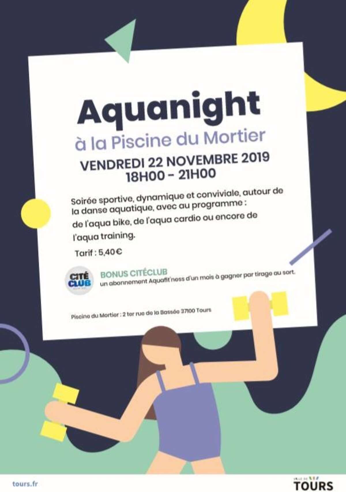 Photo de l'événement Aquanight à la Piscine du Mortier à Piscine du Mortier