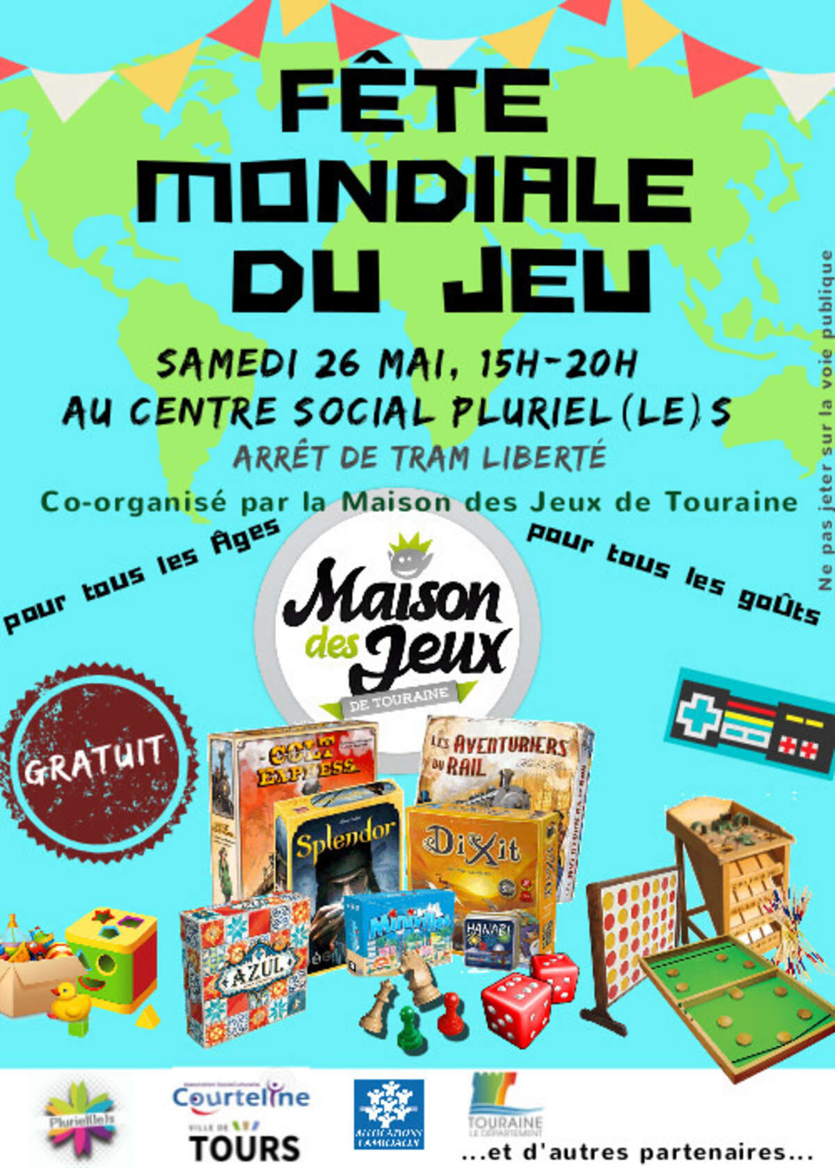 Photo de l'événement Fête mondiale du jeu à Arrêt de tramway Liberté
