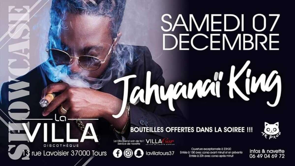 Photo de l'événement Showcase Jahyanai King - Sam 07/12 à La Villa discothèque