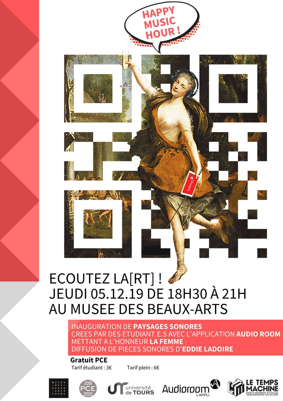 Photo de l'événement Ecoutez LA[RT] ! à Musée des Beaux-Arts de Tours