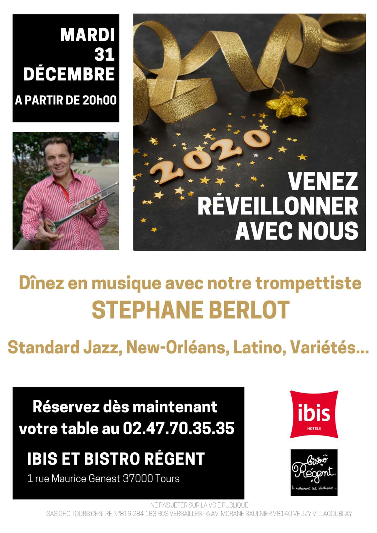Illustration Réveillon au Bistro Régent
