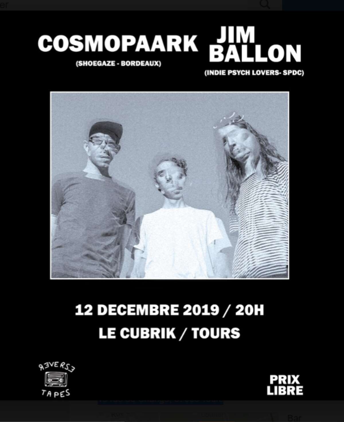 Photo de l'événement Cosmopaark / Jim Ballon @Cubrik à Cubrik