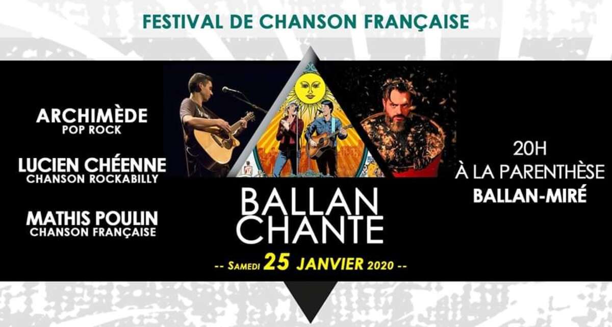 Photo de l'événement Ballan Chante - Festival de Chanson Française à pin La Parenthèse - Espace Culturel Métropolitain à Ballan-Miré