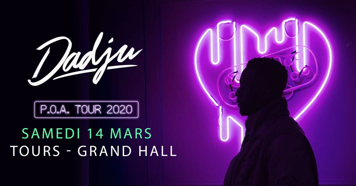 Photo de l'événement Dadju - P.O.A Tour à Tours à pin Parc Expo-Grand Hall