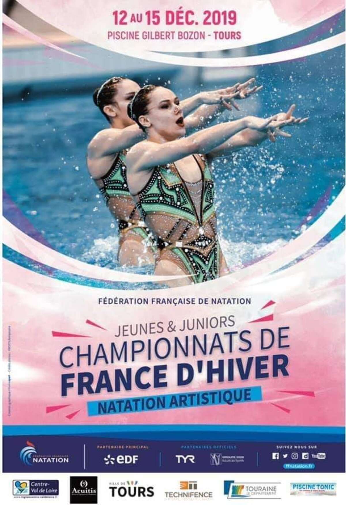 Photo de l'événement Championnats de France Hiver à Piscine Gilbert Bozon
