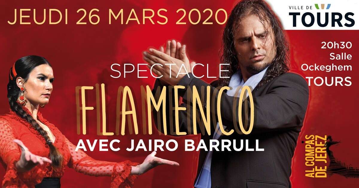 Photo de l'événement Spectacle Flamenco Jairo Barrull à Tours à Salle Ockeghem