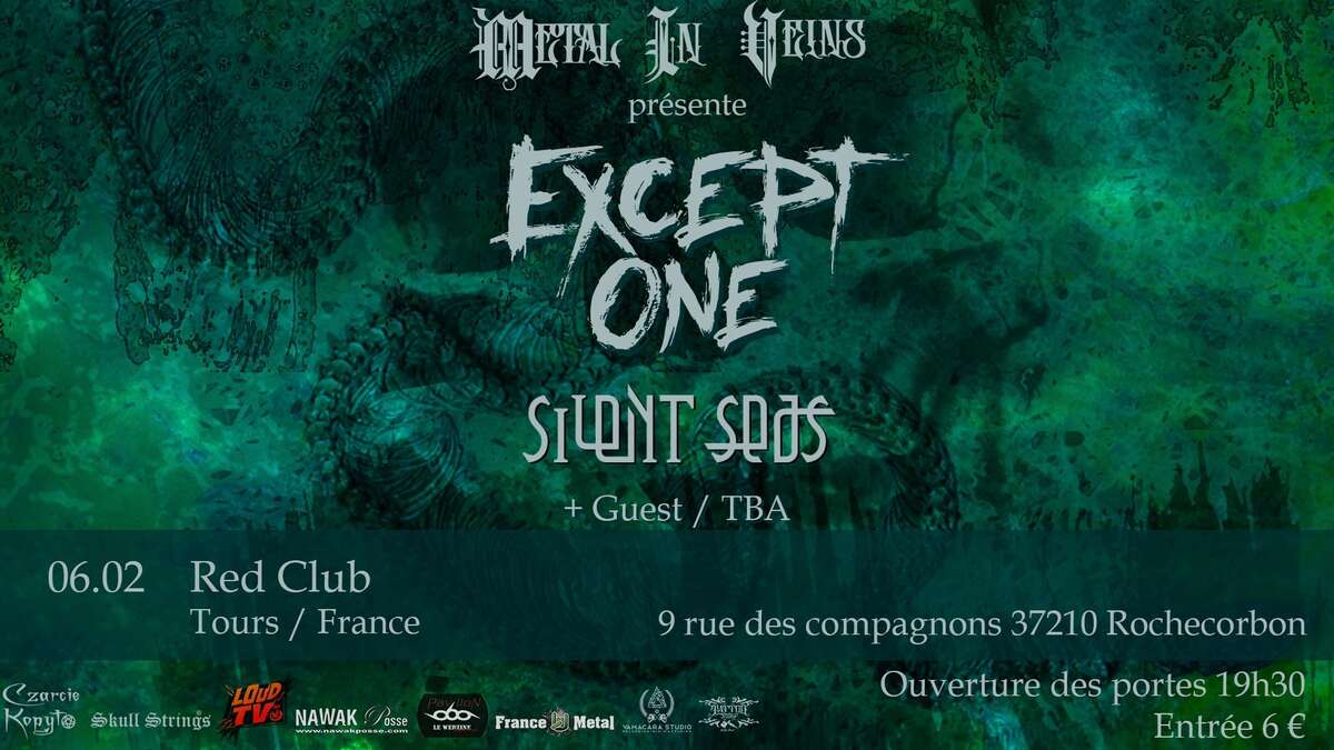 Photo de l'événement Except One • Silent Seas • Guest • Red Club Tours à RED CLUB