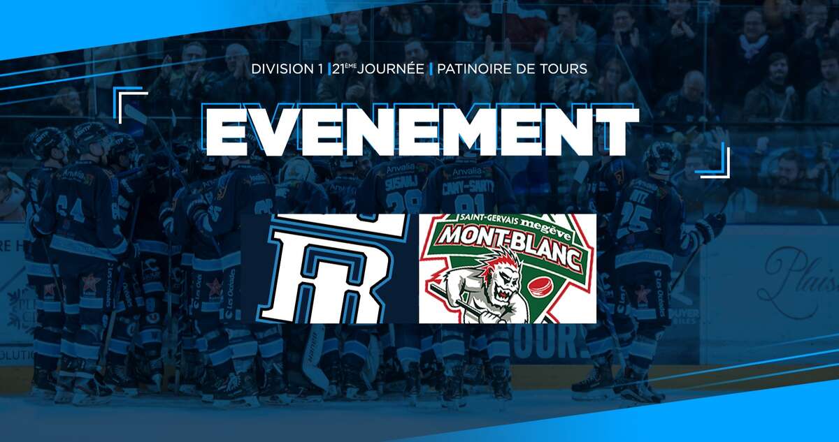 Photo de l'événement TOURS vs MONT-BLANC à Patinoire de Tours