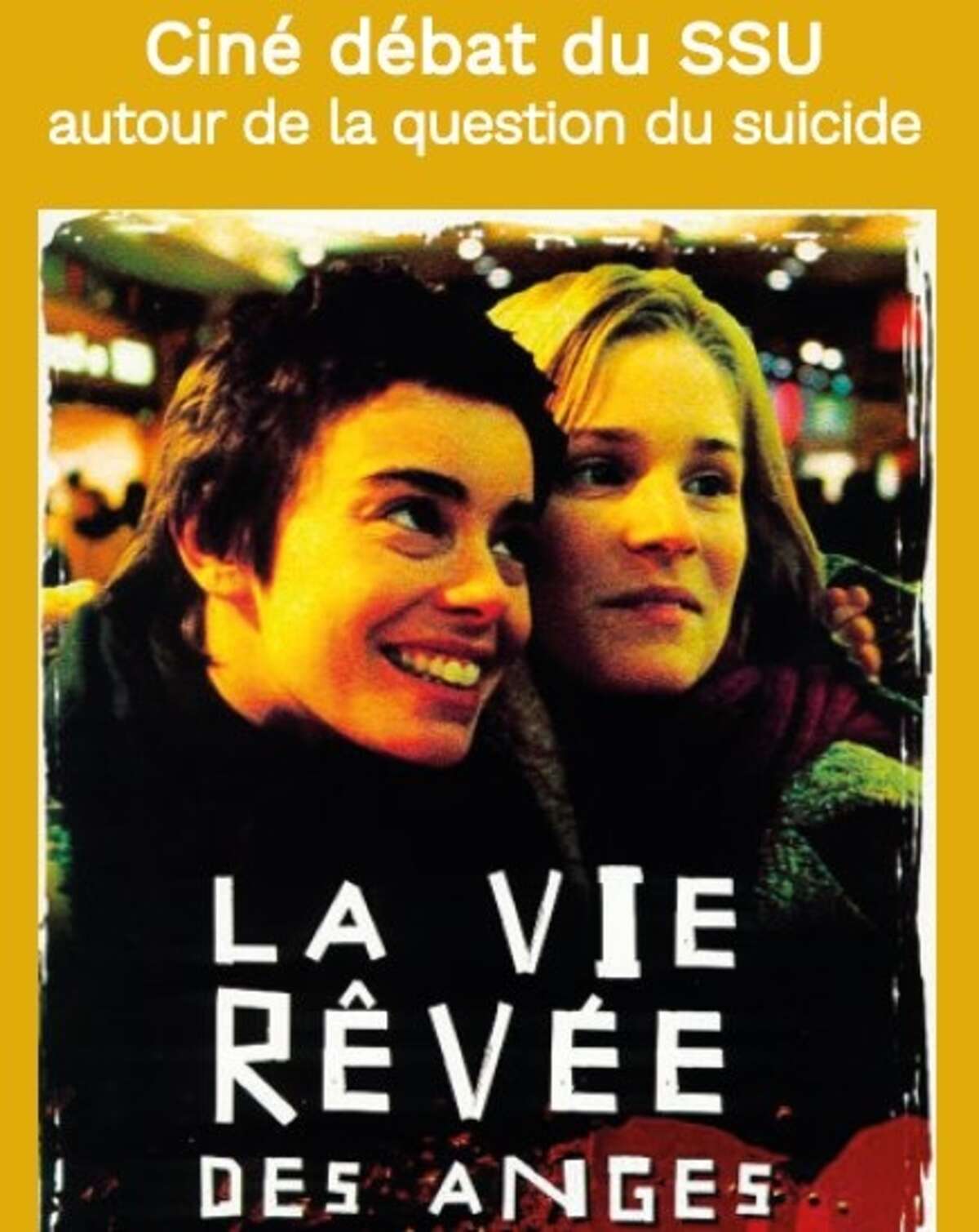 Photo de l'événement Ciné débat autour de la question du suicide à Faculté de médecine à Tours amphi A