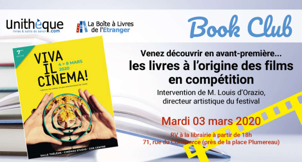Photo de l'événement Book Club "Viva Il Cinema" à Librairie Unithèque