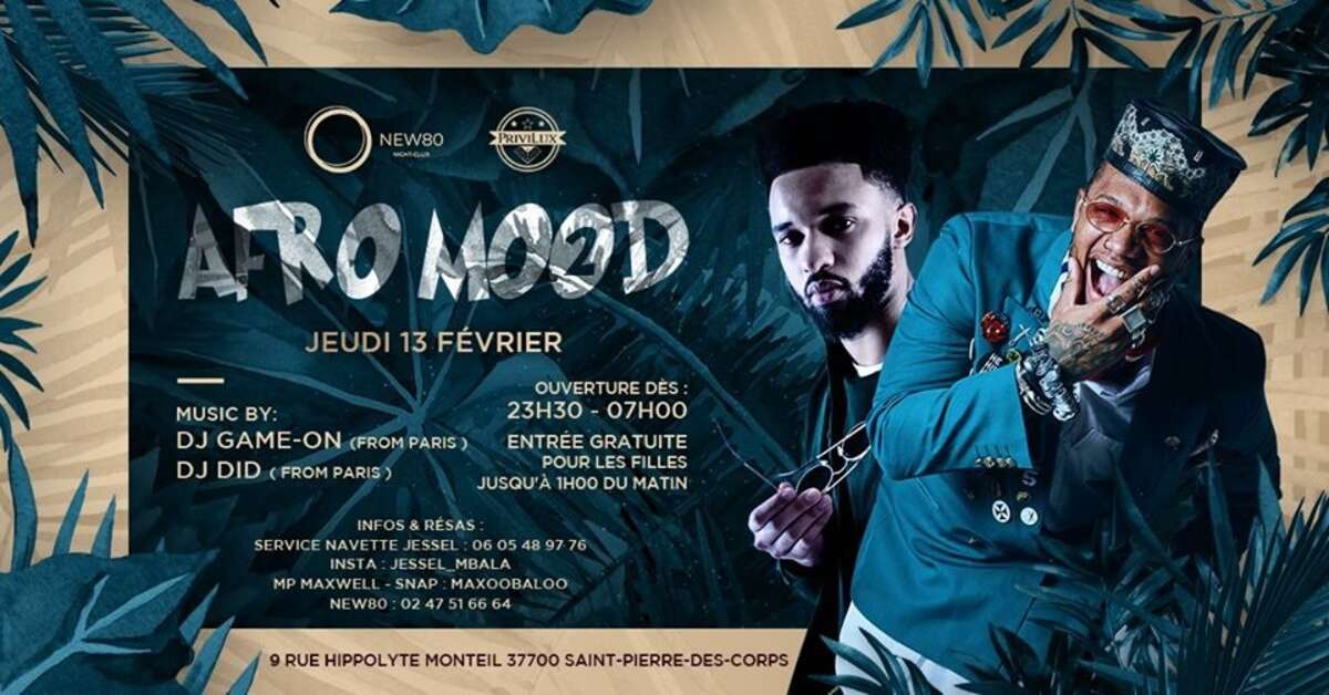 Photo de l'événement AFRO MOOD #2 - Soirée Spéciale au NEW80 à New 80