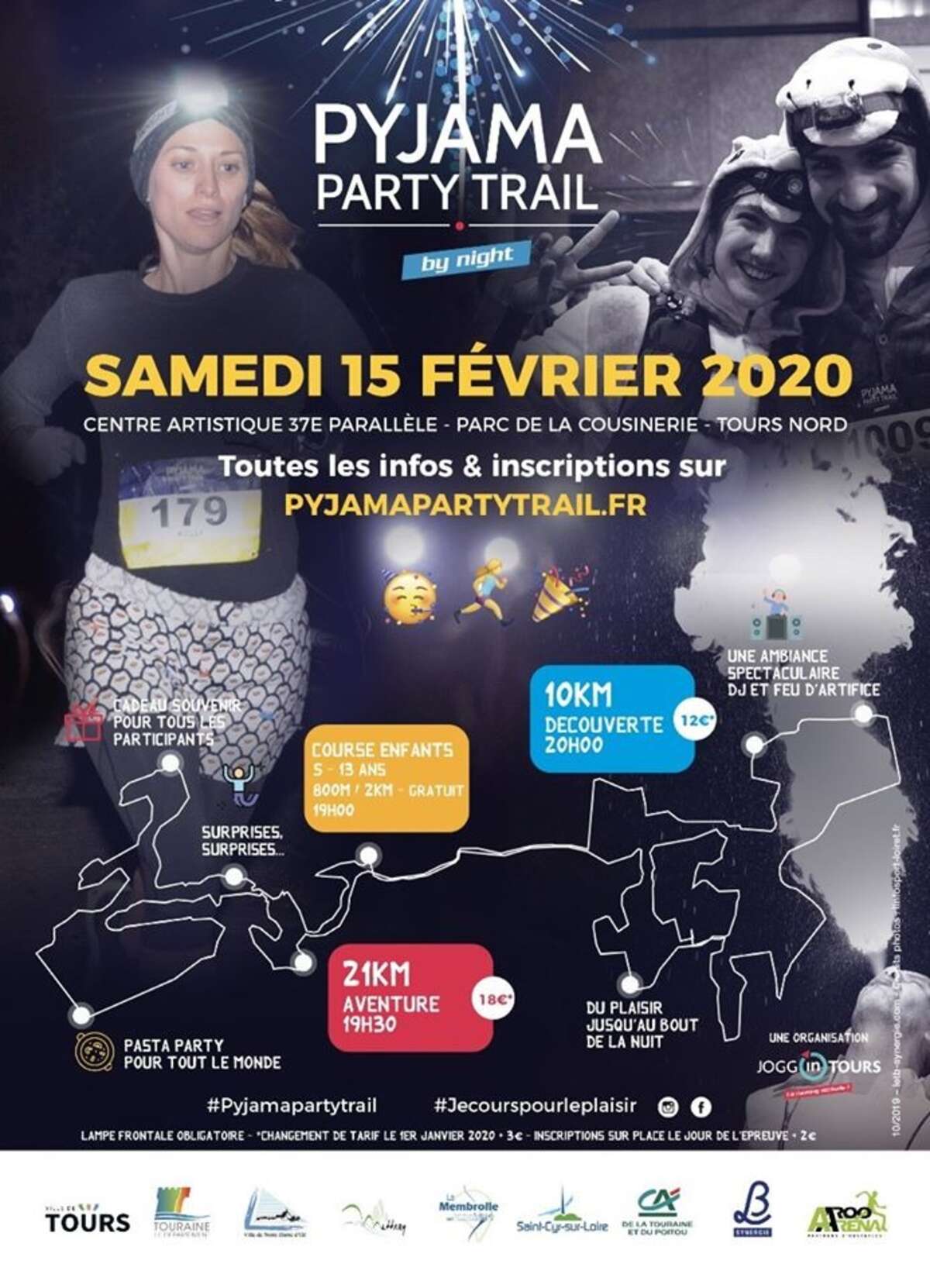 Photo de l'événement Pyjama Party Trail à Tours