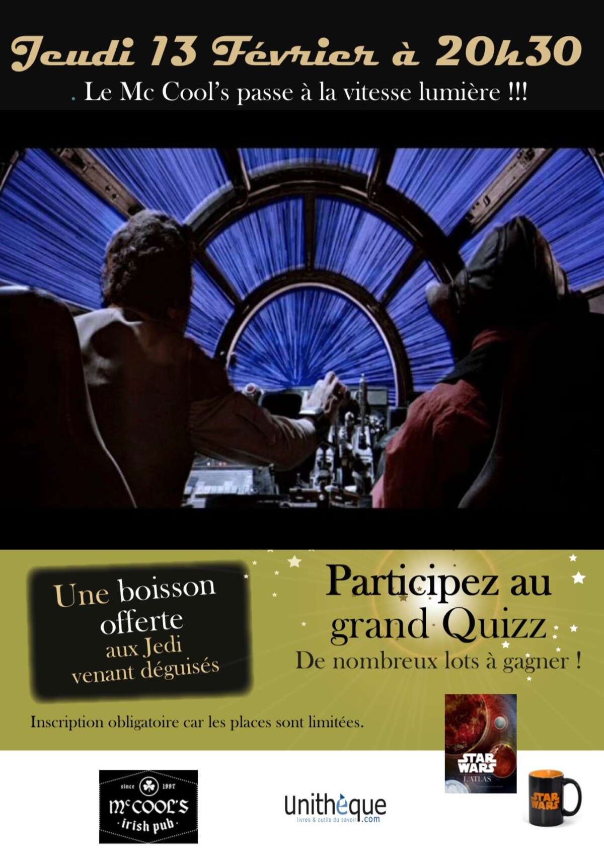 Photo de l'événement Soirée Star Wars à Le Mac Cool's Pub