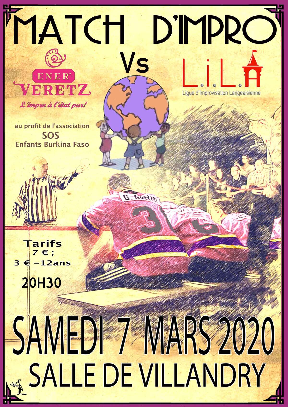 Photo de l'événement Match d'improvisation Véretz vs Langeais à Salle polyvalente de Villandry