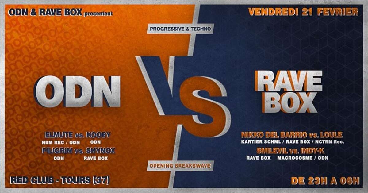 Photo de l'événement ODN VS RAVE BOX à Red Club