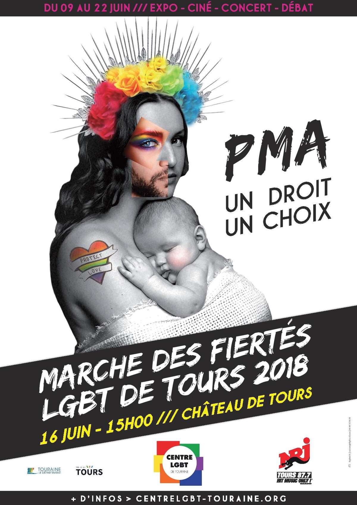 Photo de l'événement Marche des fiertés de Tours à Château de Tours