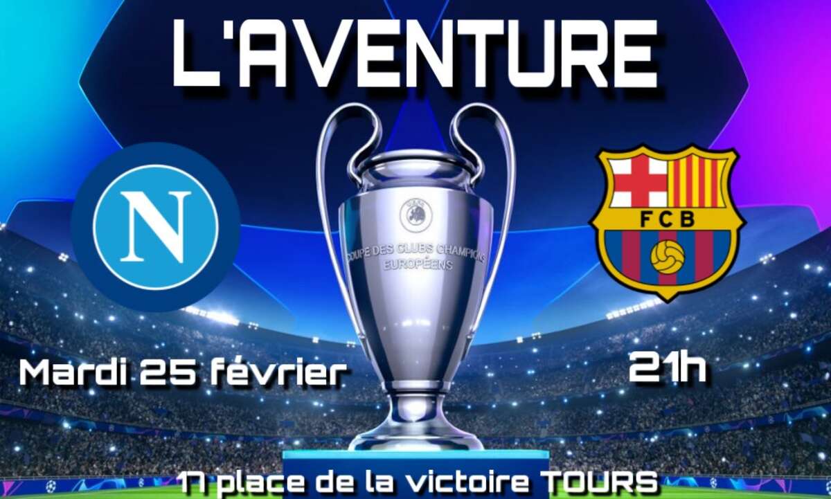 Photo de l'événement ligue des champions Naples/Barcelone à l'Aventure