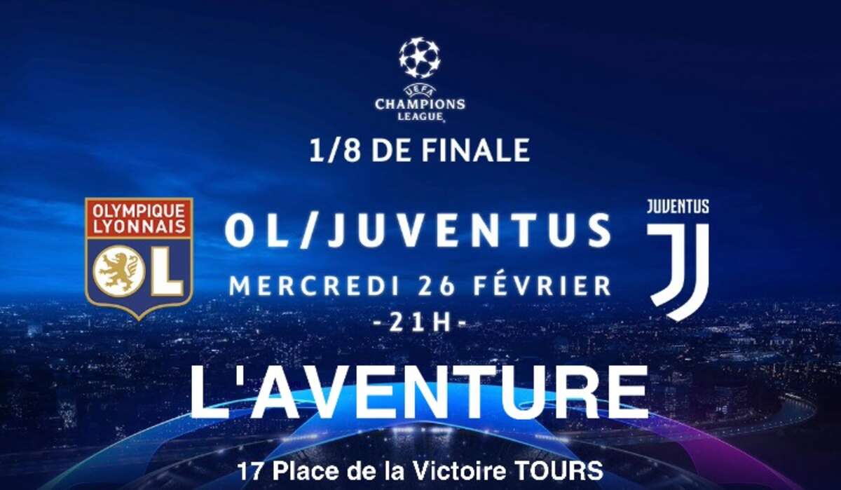 Illustration Ligue des champions OL/JUV