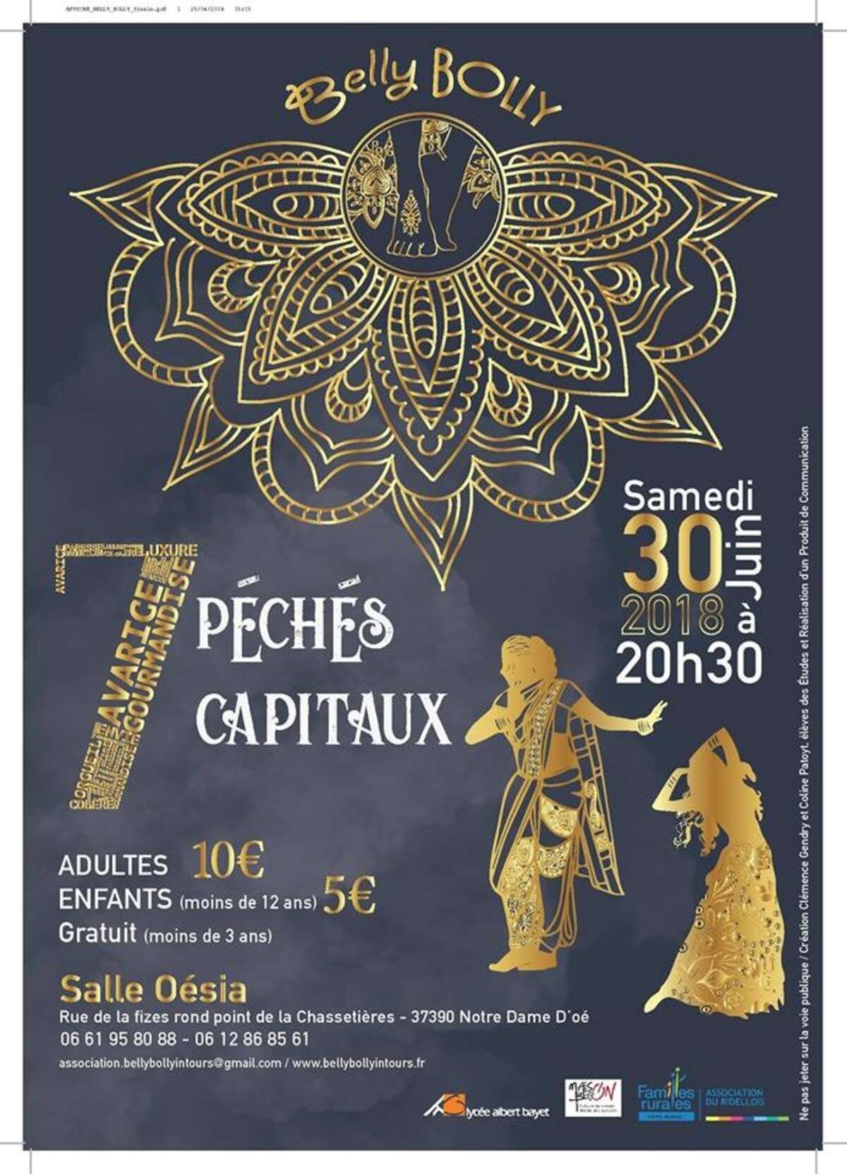 Photo de l'événement Spectacle BellyBolly In Tours 2018 à Salle Oésia
