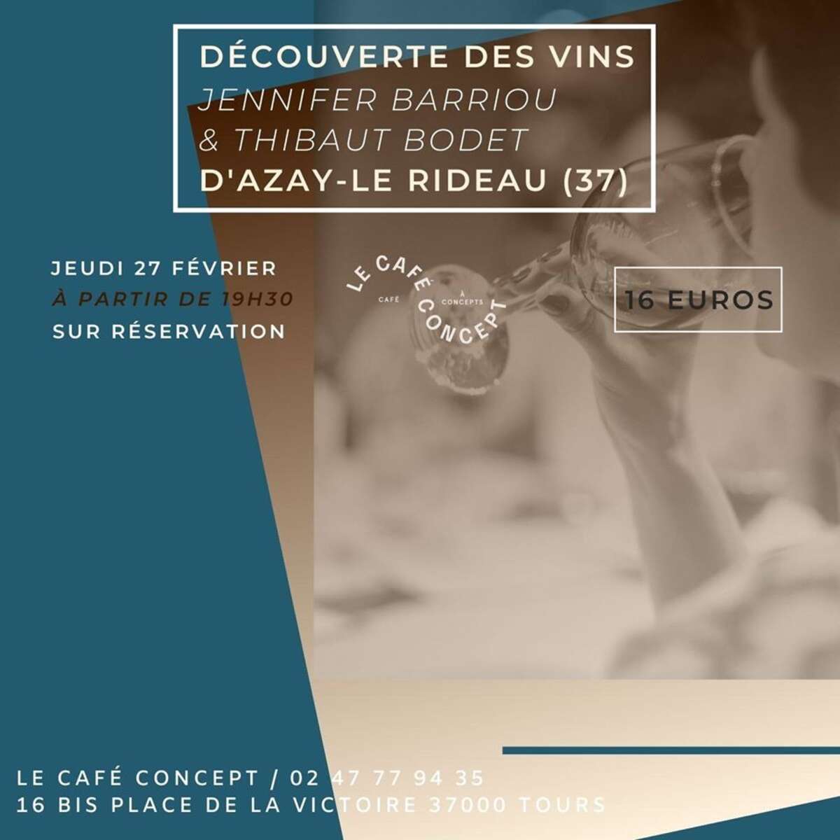 Photo de l'événement Soirée dégustation Vins à Le Café Concept