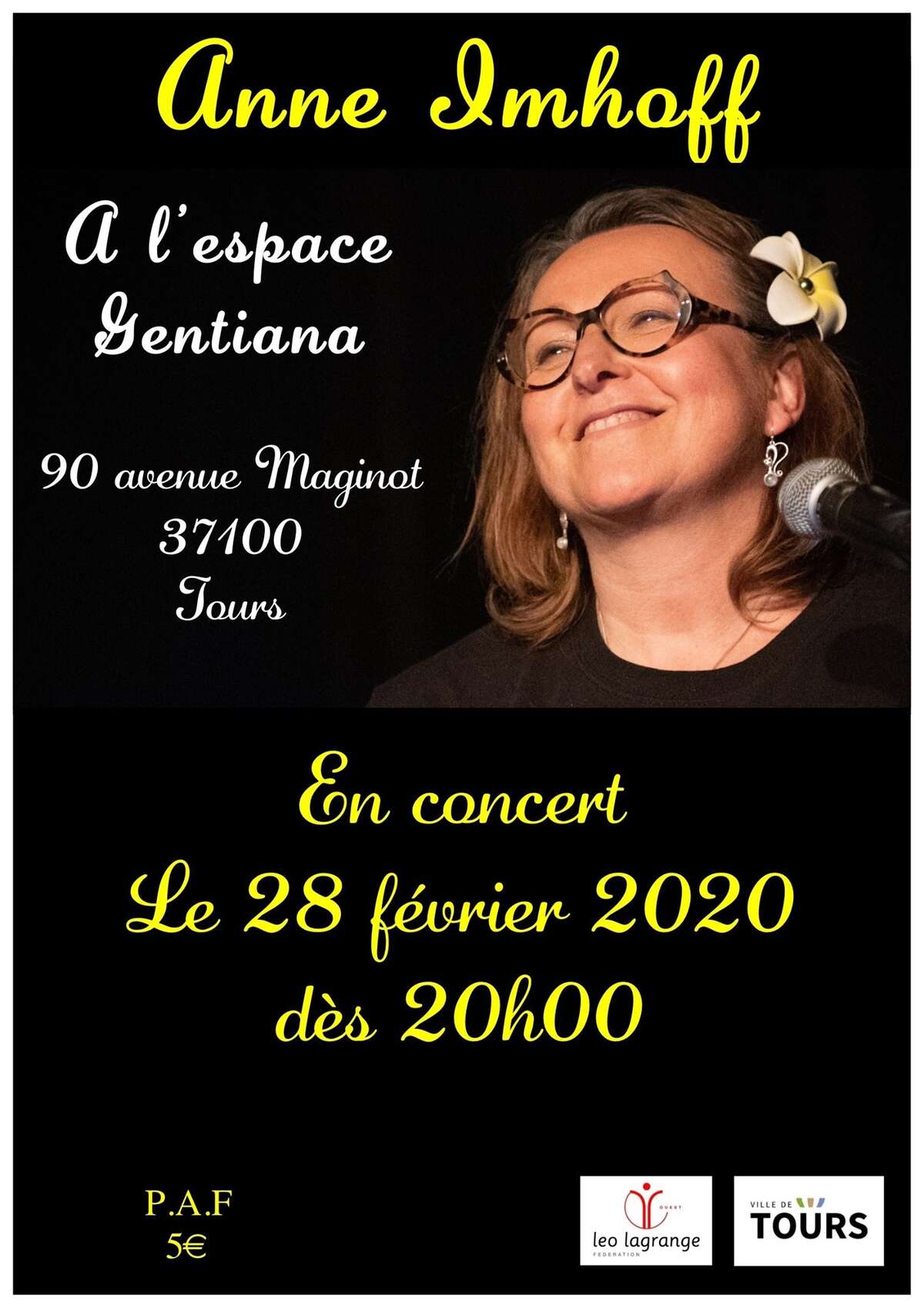 Photo de l'événement Anne Imhoff à Gentiana à Gentiana