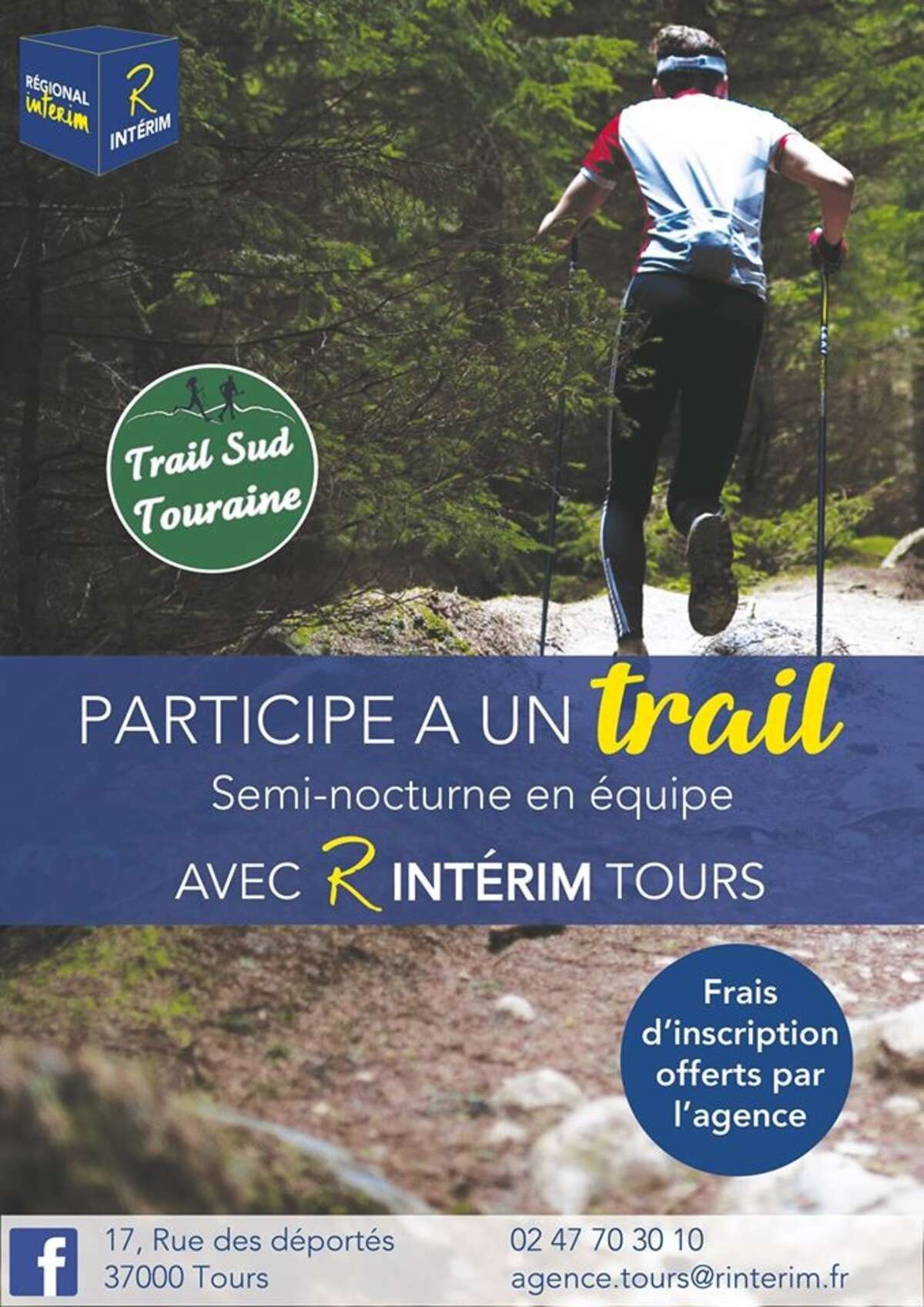 Photo de l'événement Trail semi nocturne à R Intérim