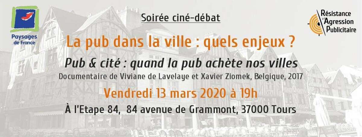 Photo de l'événement Soirée ciné-débat - La pub dans la ville : quels enjeux? à Etape 84