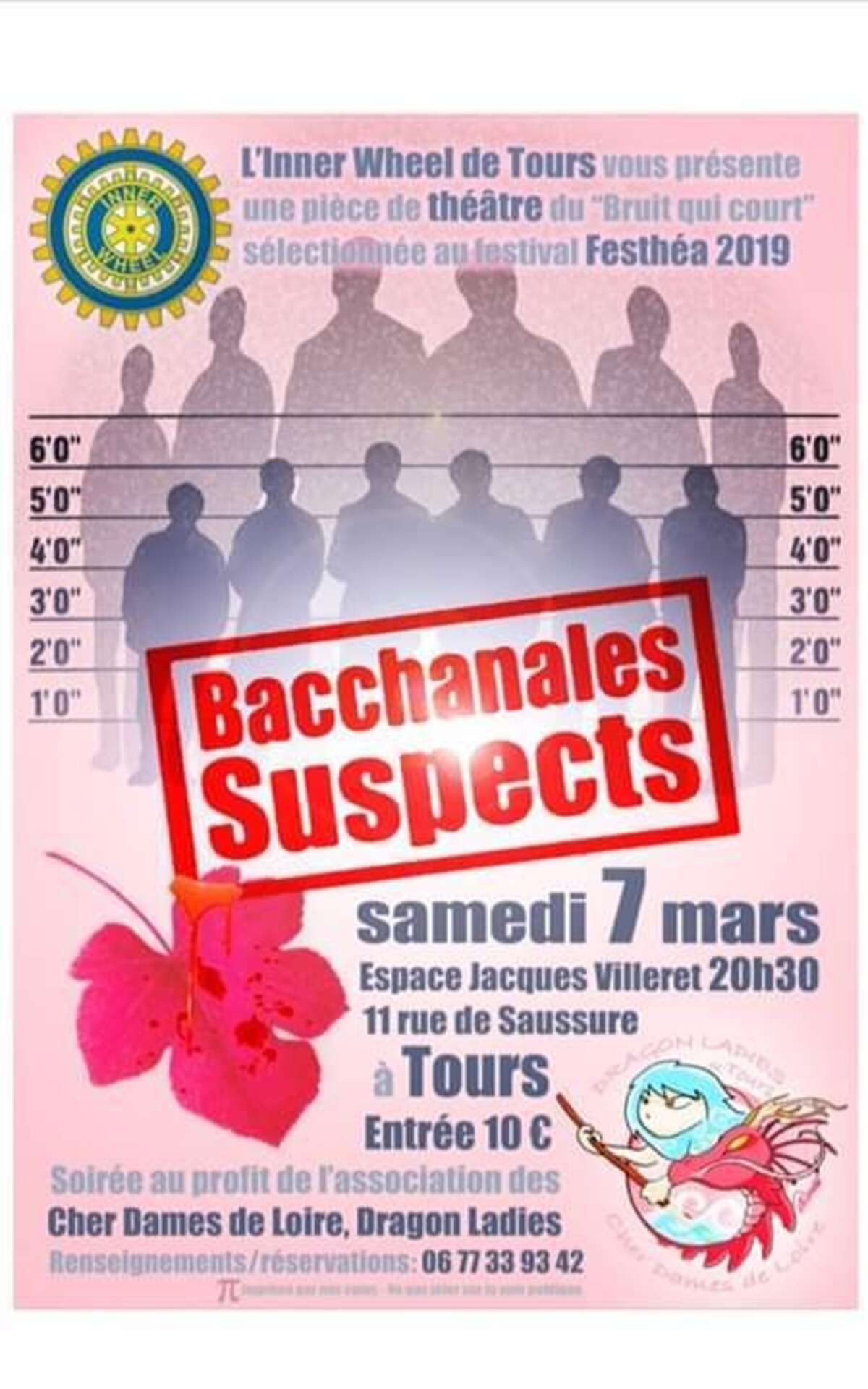 Photo de l'événement Soirée Théâtre «Bacchanales Suspects» à Espace Jacques Villeret