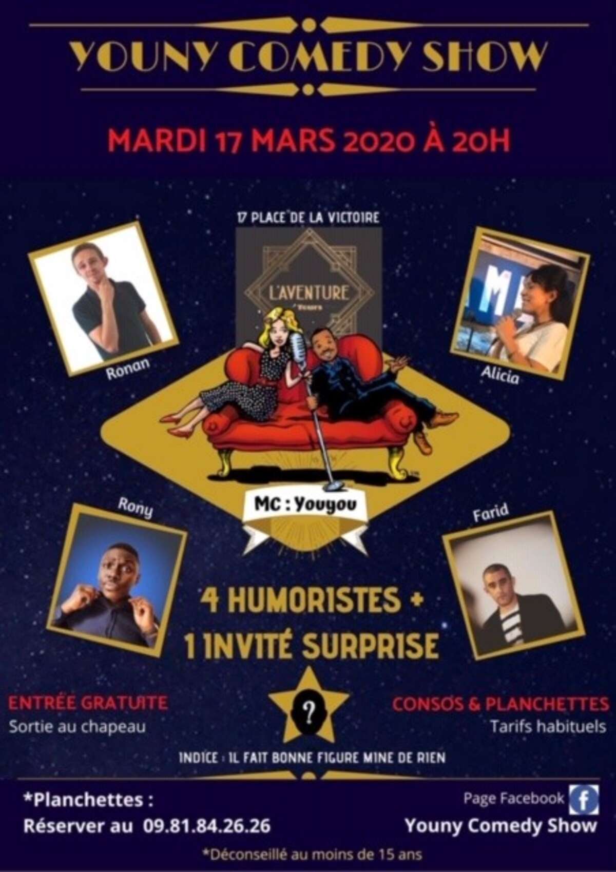 Illustration Youny Comedy Show #2
