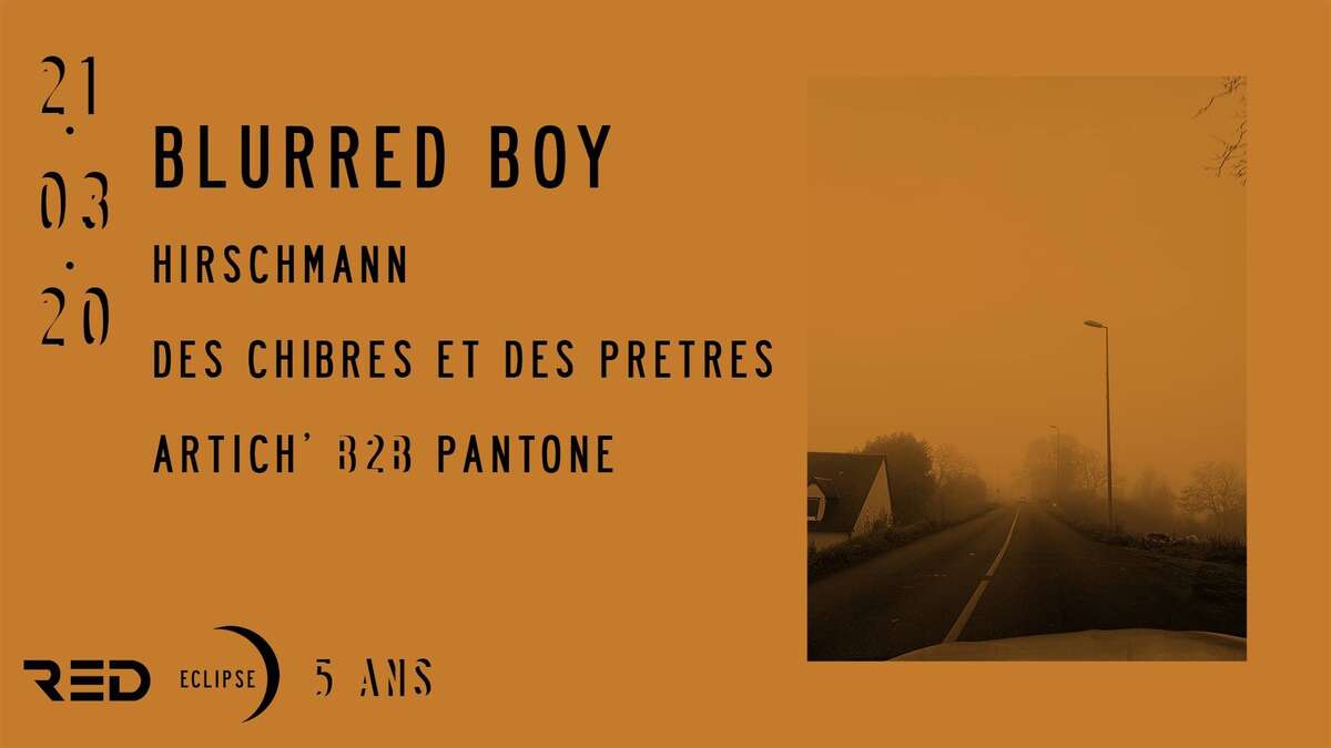 Photo de l'événement RED Club • Eclipse 5 ans - Blurred Boy à RED CLUB
